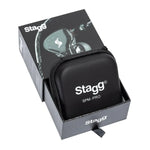 Stagg SPM-PRO BK Black Superior In Ear IEM Earphones with Premium Hybrid Transducers - DY Pro Audio