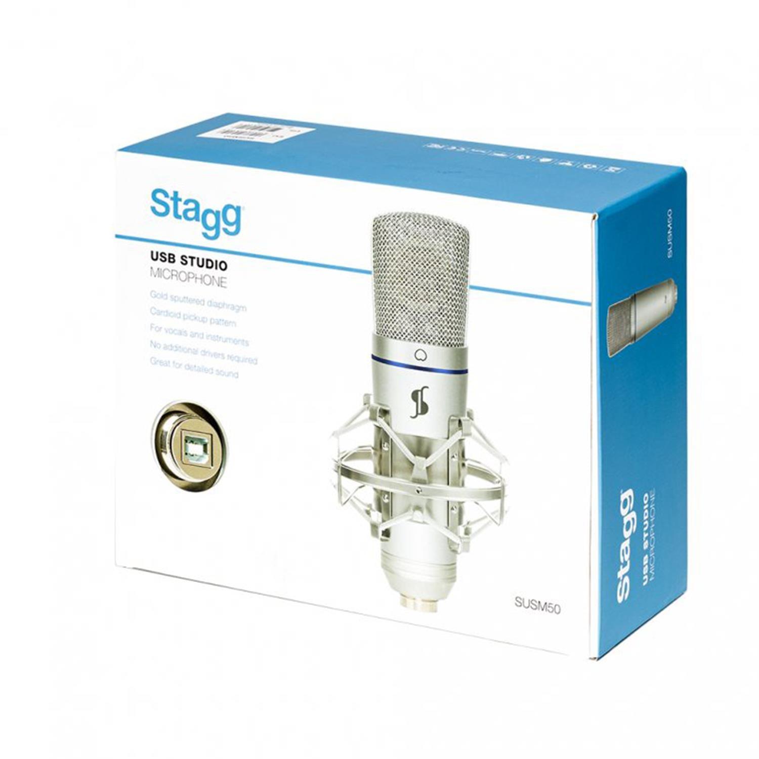 Stagg SUSM50 USB Studio Condenser Microphone - DY Pro Audio