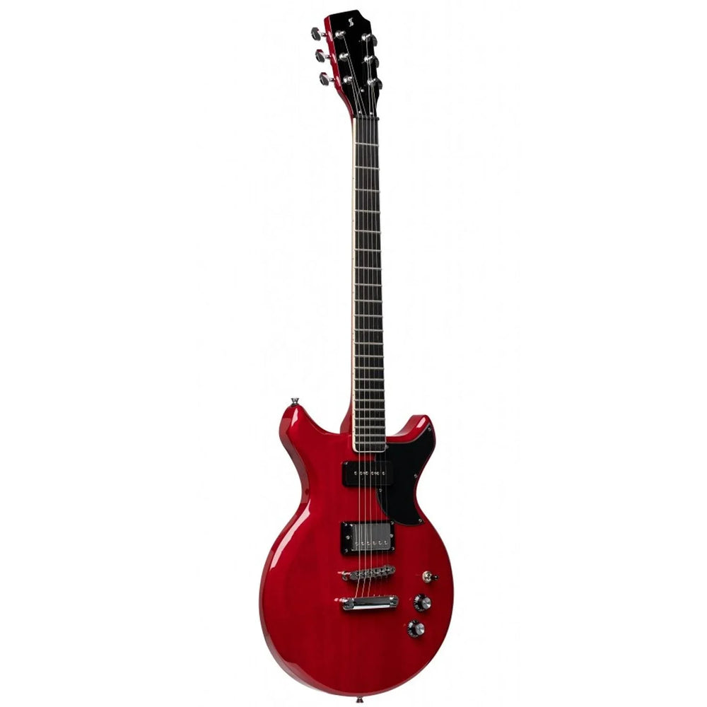 Stagg SVY DC TCH Silveray series DC model Electric Guitar with solid mahogany body and double cutaway