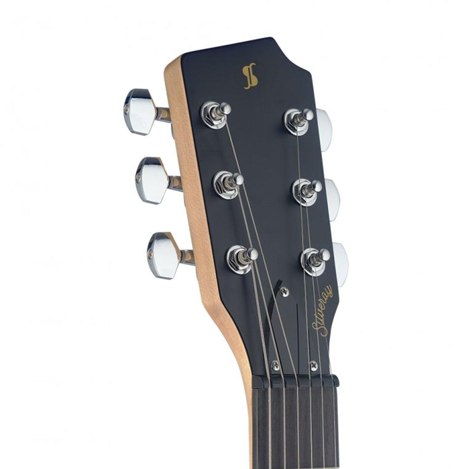 Stagg SVY NASH BK Silveray series Nash model Electric guitar with solid alder body - DY Pro Audio