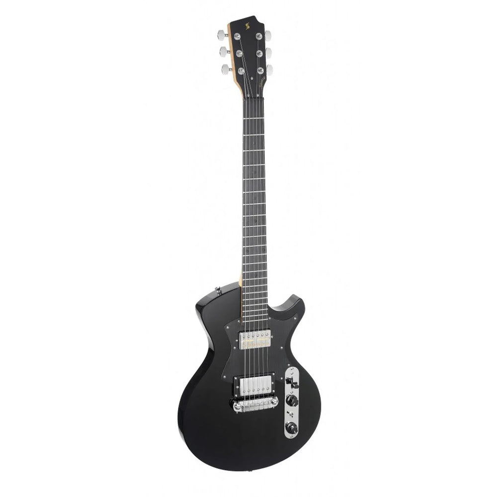 Stagg SVY SPCL BK Silveray series Special model Electric Guitar with solid mahogany body
