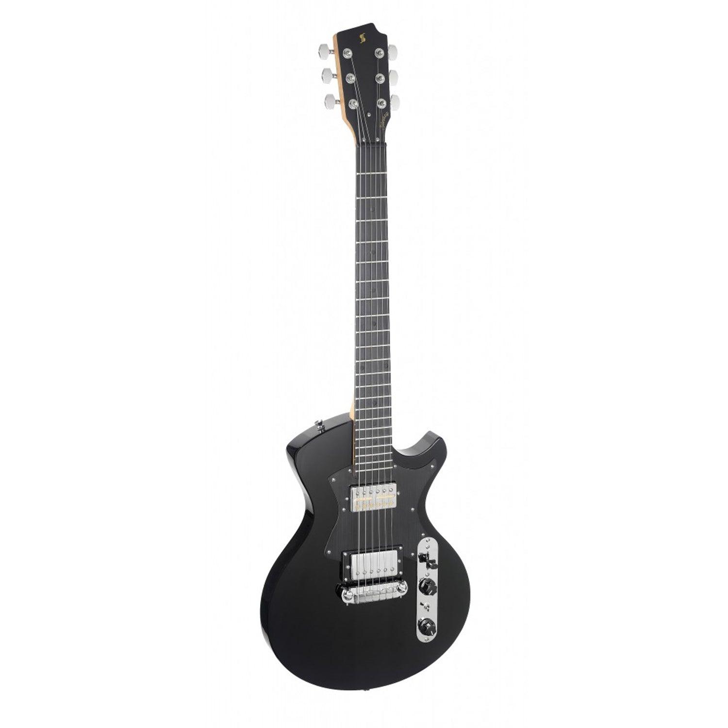 Stagg SVY SPCL BK Silveray series Special model Electric Guitar with solid mahogany body - DY Pro Audio