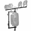 2 x Stagg SPS2LIS T-Bar Lighting Extension for Speaker Stands with Speaker Stands