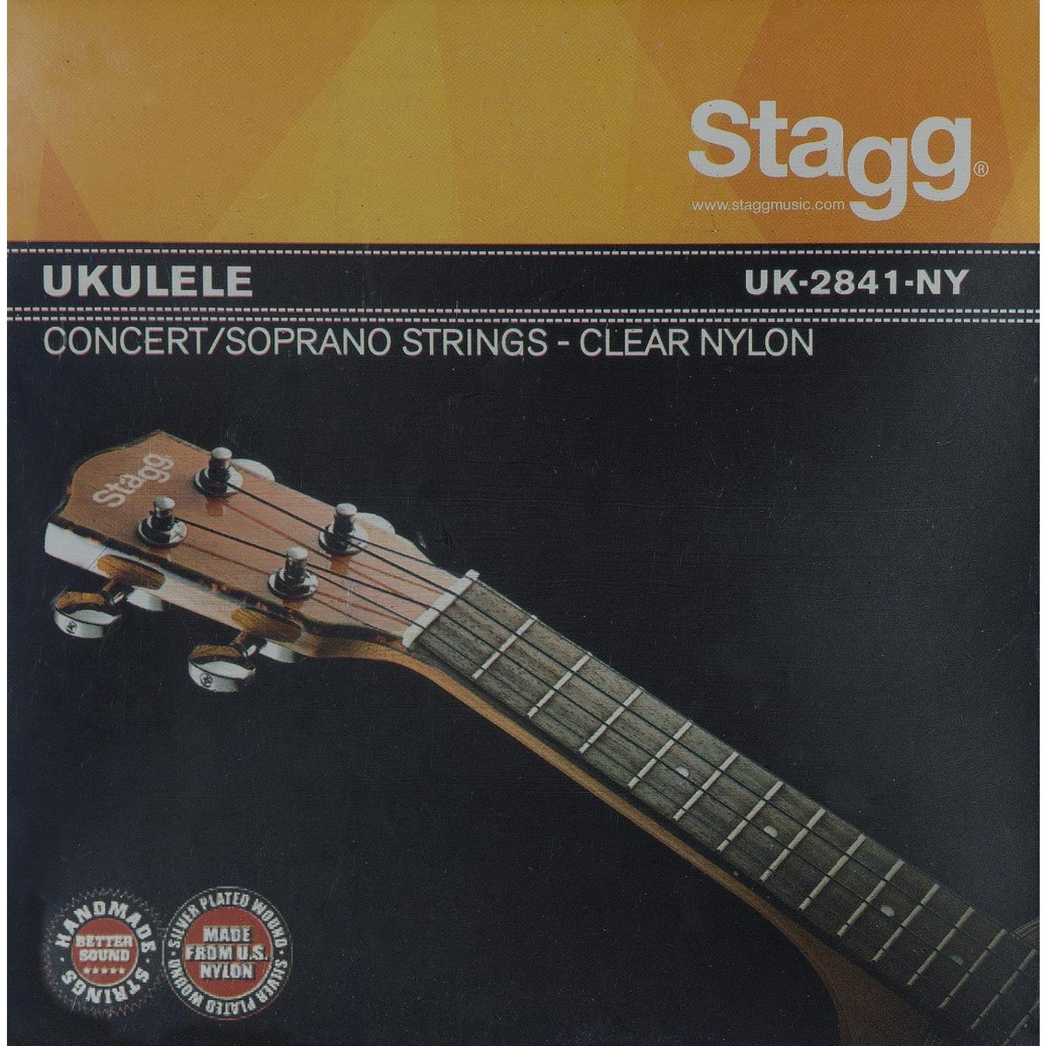 Stagg UK-2841-NY Ukulele Clear Nylon Strings For Soprano And Concert Models - DY Pro Audio