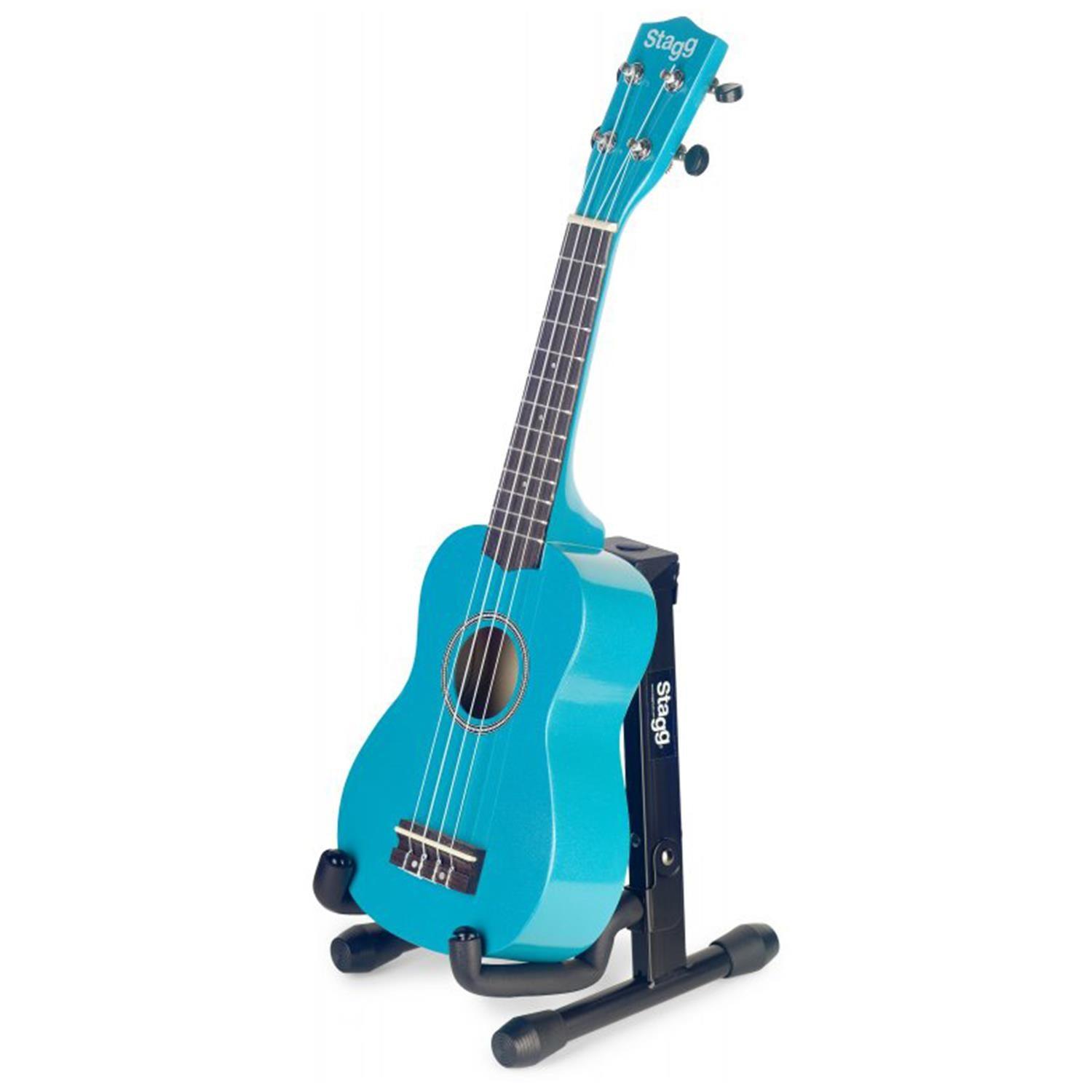 Stagg UVM-A100BK Foldable A Stand for Ukuleles, Mandolins and Vilions - DY Pro Audio