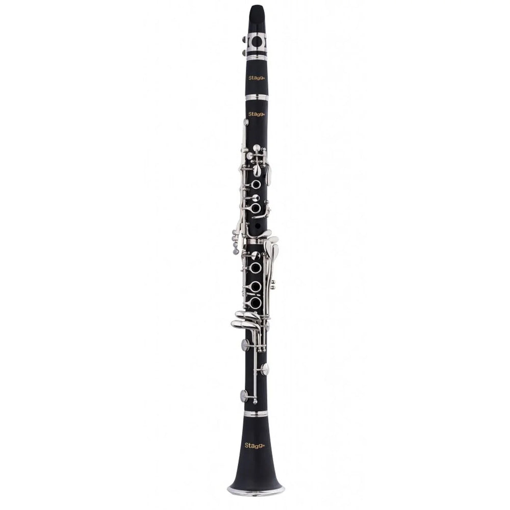 Stagg WS - CL210S Bb Clarinet Boehm system, ABS Body and Bickel - Plated Keys and Tings