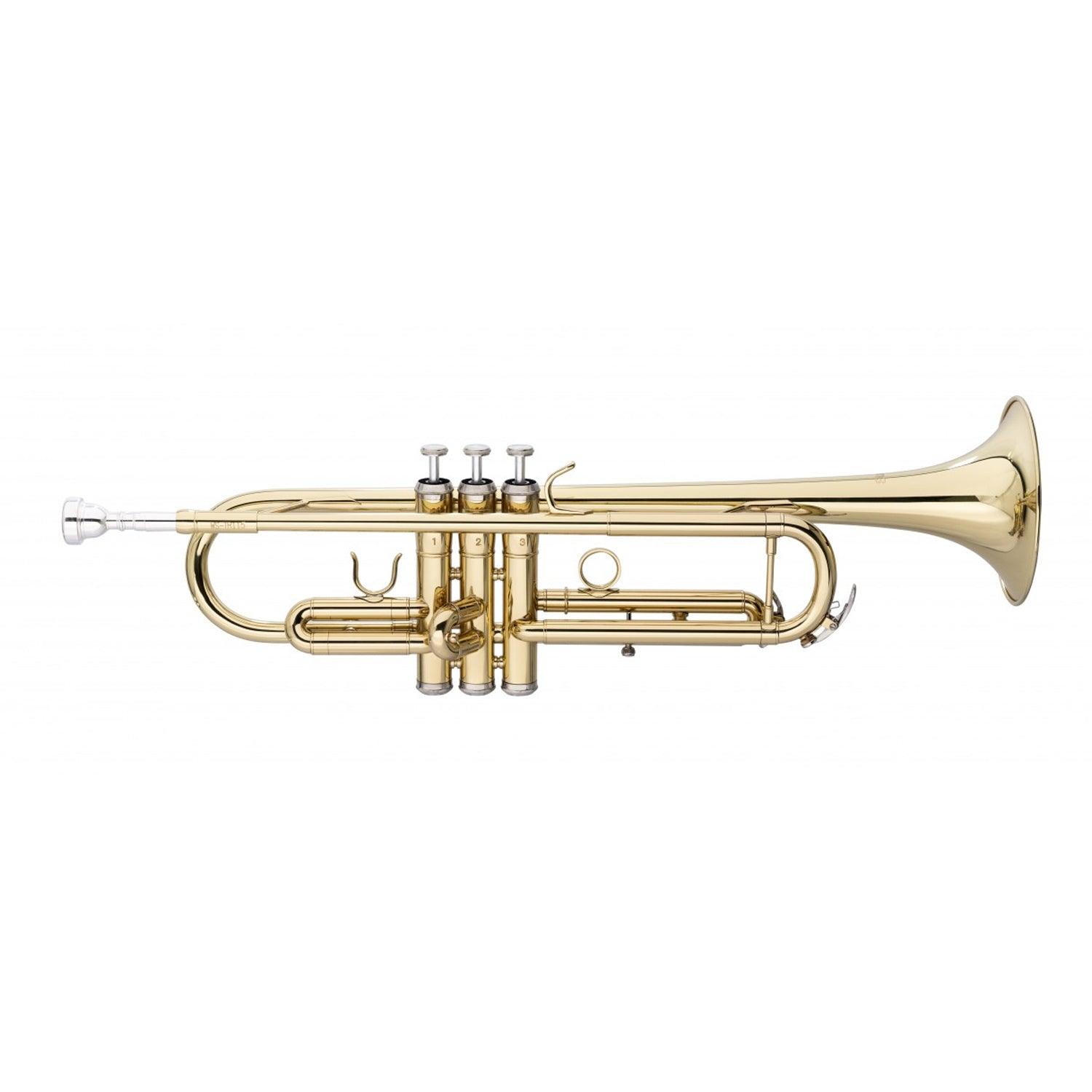Stagg WS-TR115 Bb Trumpet, ML-bore, Brass body material - DY Pro Audio
