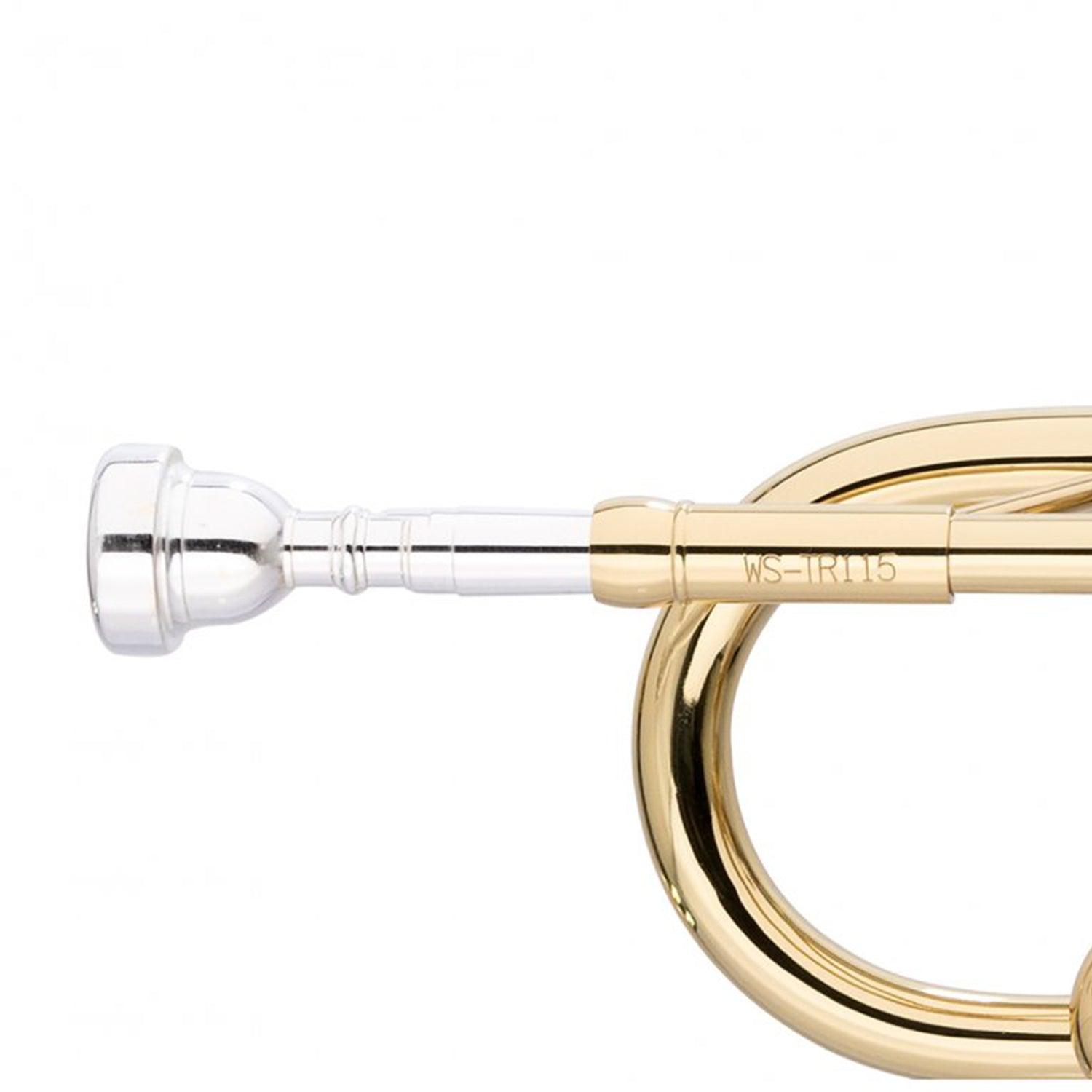 Stagg WS-TR115 Bb Trumpet, ML-bore, Brass body material - DY Pro Audio