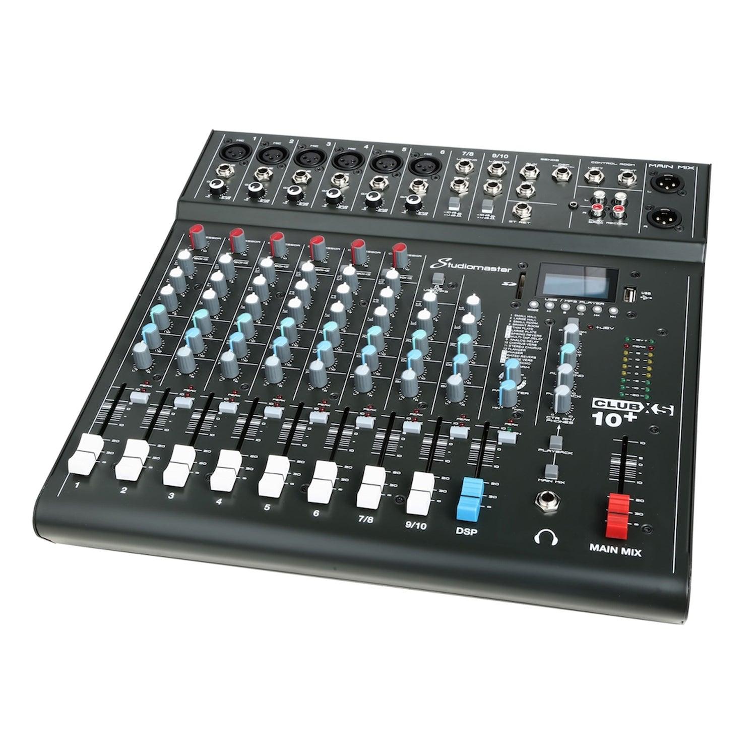 Studiomaster CLub XS 10+ 8 Channel Mixing Desk - DY Pro Audio