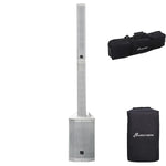 Studiomaster Direct 121MX White Column Array with Bags - DY Pro Audio