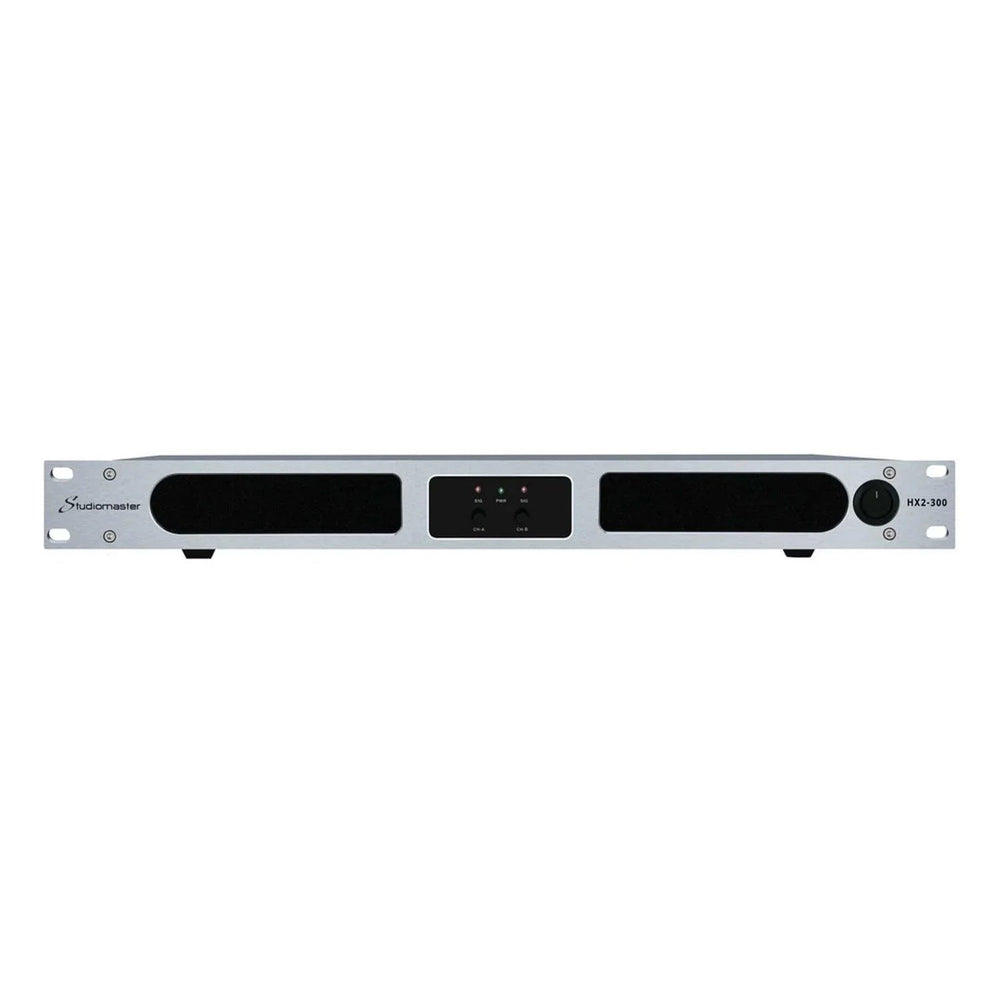 Studiomaster HX2 - 300 2 X 255W @ 4 Ohm 1U Power Amplifer - DY Pro Audio