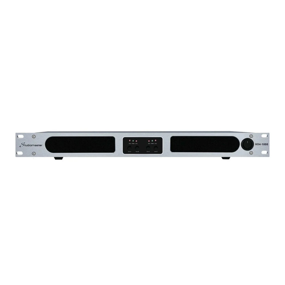 Studiomaster HX4 - 1000 4 X 425W 1U Power Amplifer