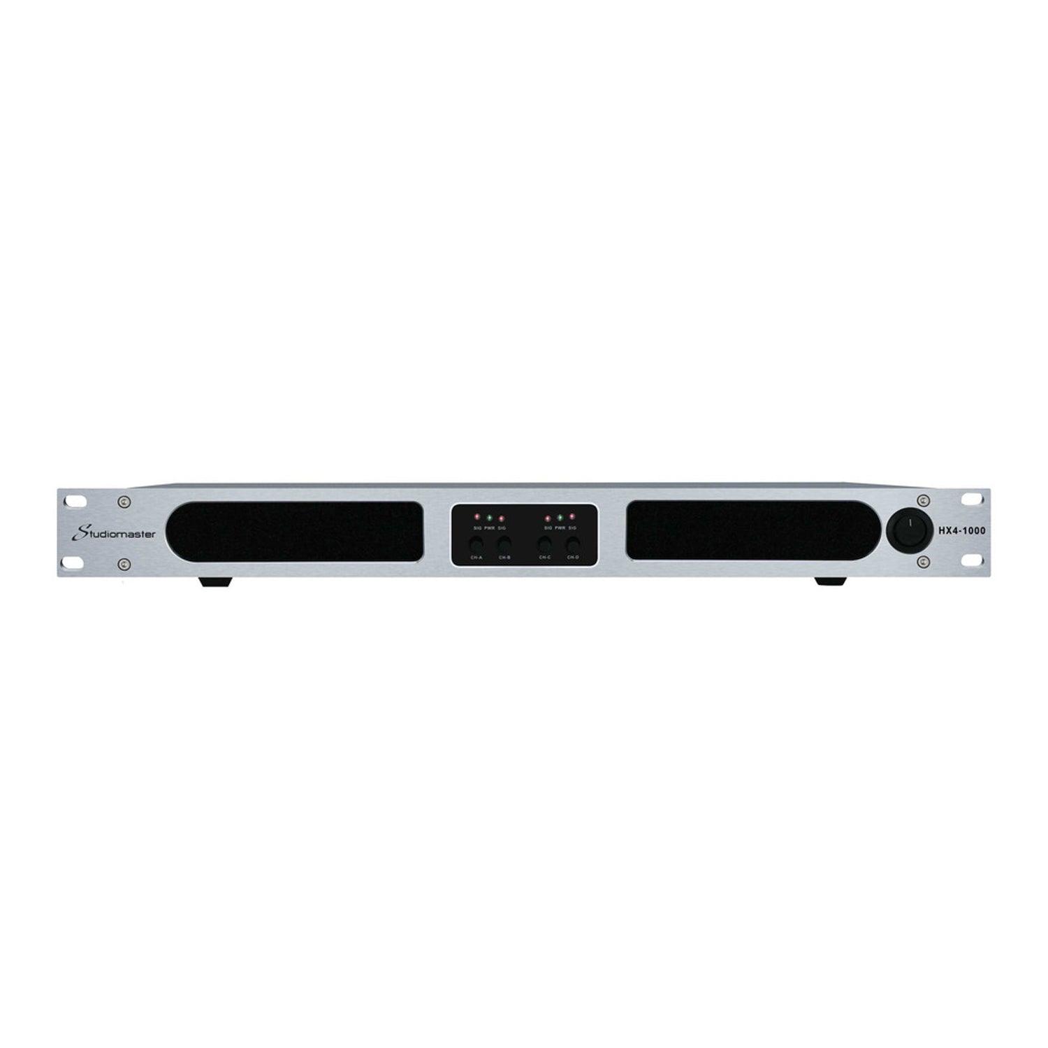 Studiomaster HX4 - 1000 4 X 425W 1U Power Amplifer - DY Pro Audio