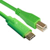 UDG Cable USB 2.0 (Type C-B) Straight 1.5M Green - DY Pro Audio