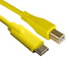 UDG Cable USB 2.0 (Type C-B) Straight 1.5M Yellow - DY Pro Audio