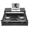 UDG Ultimate Flight Case Pioneer DDJ-FLX10 Black Plus (Laptop Shelf + Wheels) - DY Pro Audio