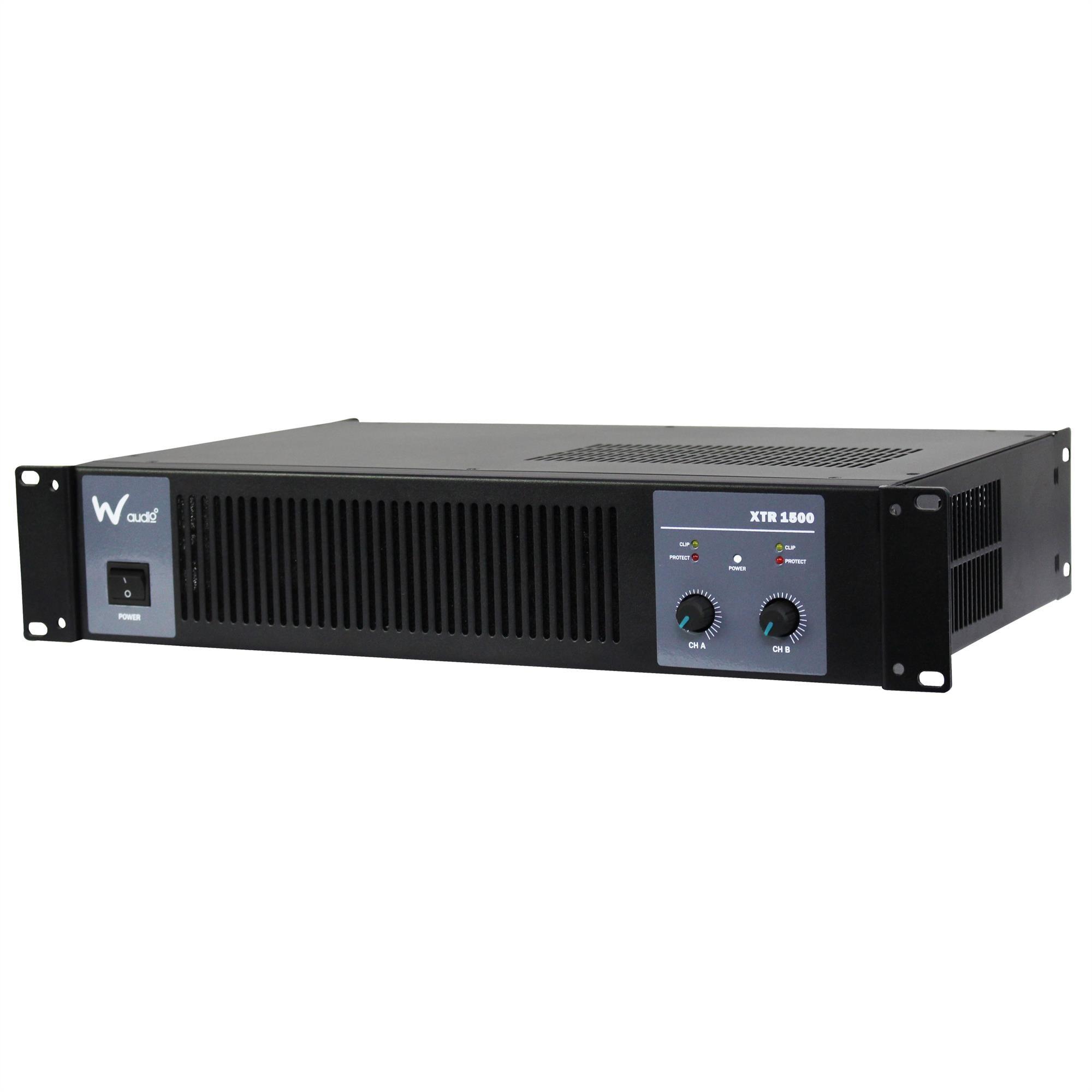 W-Audio XTR-1500 Power Amplifer - DY Pro Audio