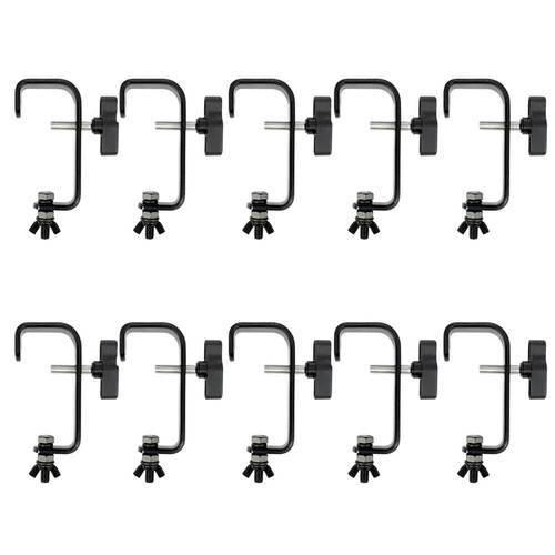 10 x Equinox 50mm G Clamp Black - DY Pro Audio