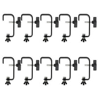 10 x Equinox 50mm G Clamp Black - DY Pro Audio