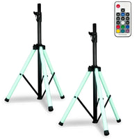 2 x ADJ Color LED Speaker Stands - DY Pro Audio