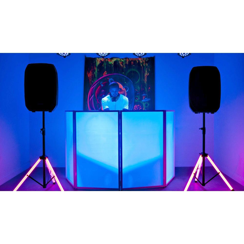 2 x ADJ Color LED Speaker Stands - DY Pro Audio