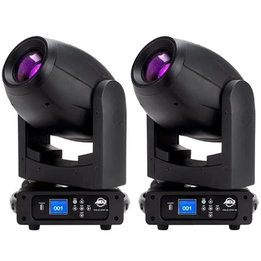 2 x ADJ Focus Spot 4Z Moving Heads - DY Pro Audio