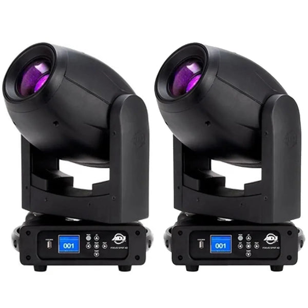 2 x ADJ Focus Spot 4Z Moving Heads