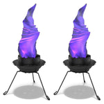 2 x Chauvet BOB LED H3 Flame Effect Light - DY Pro Audio