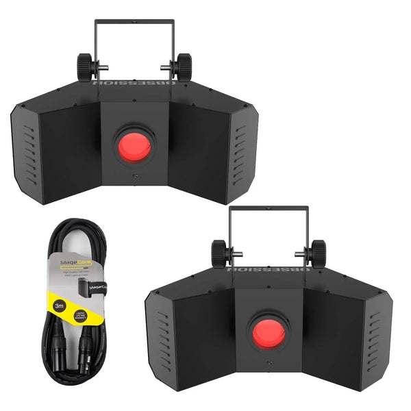 2 X Chauvet DJ Obsession LED Effect With DMX Cable - DY Pro Audio