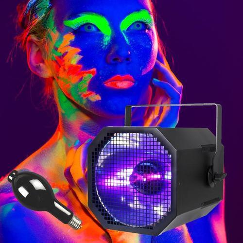2 x Equinox 400W UV Ultra Violet Cannon with Bulb - DY Pro Audio