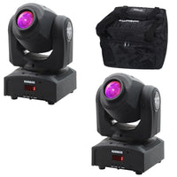 2 X Equinox Fusion Spot Max MKIII With Carry Bag - DY Pro Audio