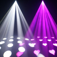 2 x Equinox Helix XP 150w Gobo Flower White with Flight Case - DY Pro Audio