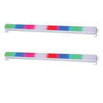 2 x Equinox Spectrapix Batten White - DY Pro Audio