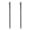 2 x Gravity SP 3332 B 35mm Adjustable Speaker Pole