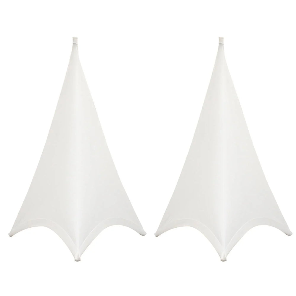 2 x LEDJ Double Sided Speaker Stand Cover