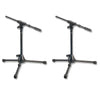 2 x Low Boom Microphone Stand - DY Pro Audio