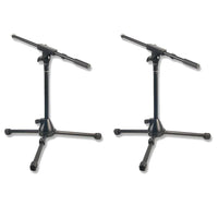 2 x Low Boom Microphone Stand - DY Pro Audio