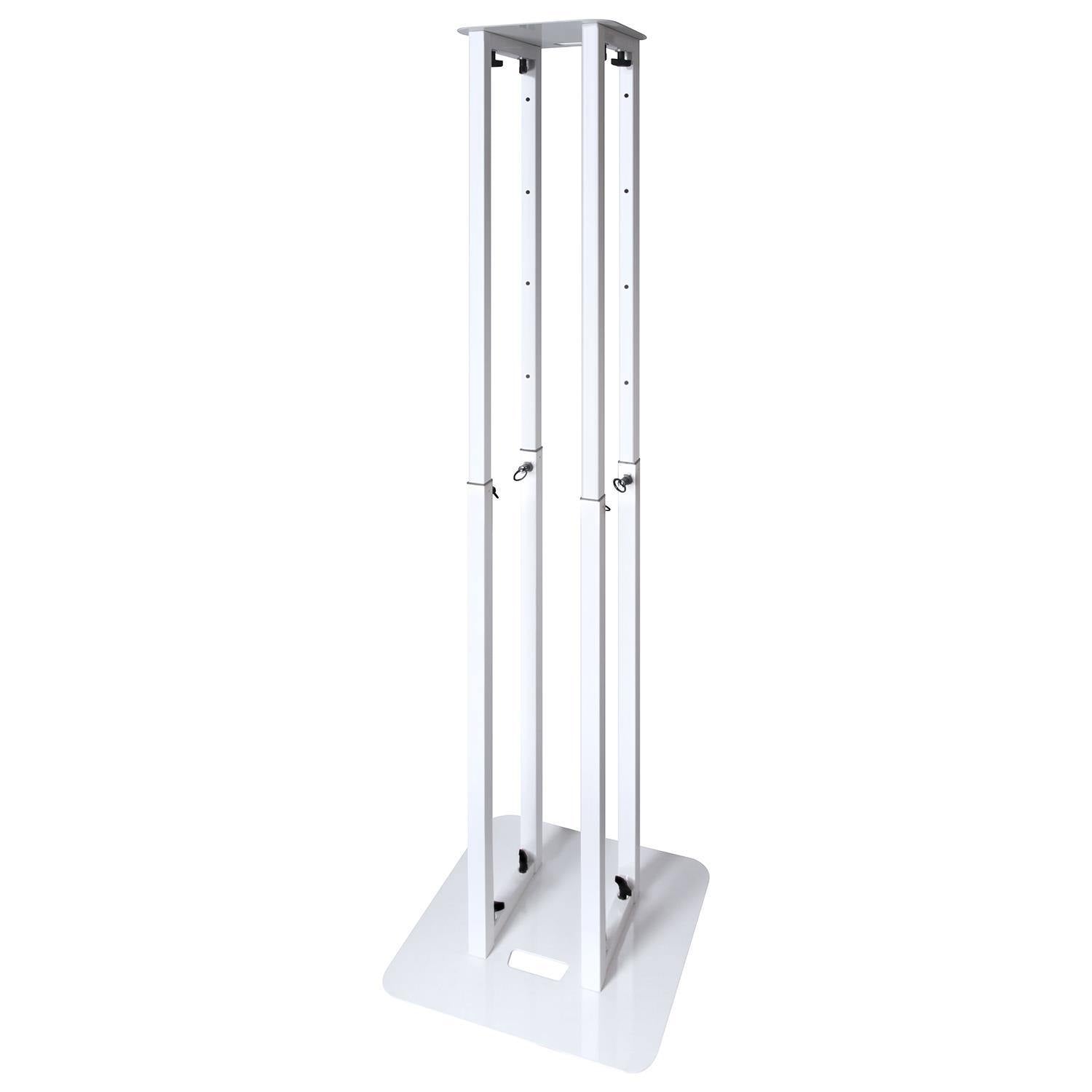 2 x Novopro PS1XL variable height podium stand (inc. bag & 2 x scrims) - DY Pro Audio