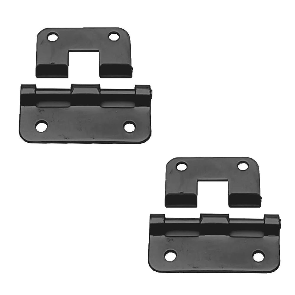 2 x Penn Elcom Black Lift-Off Hinge Hook Over Hinge - DY Pro Audio