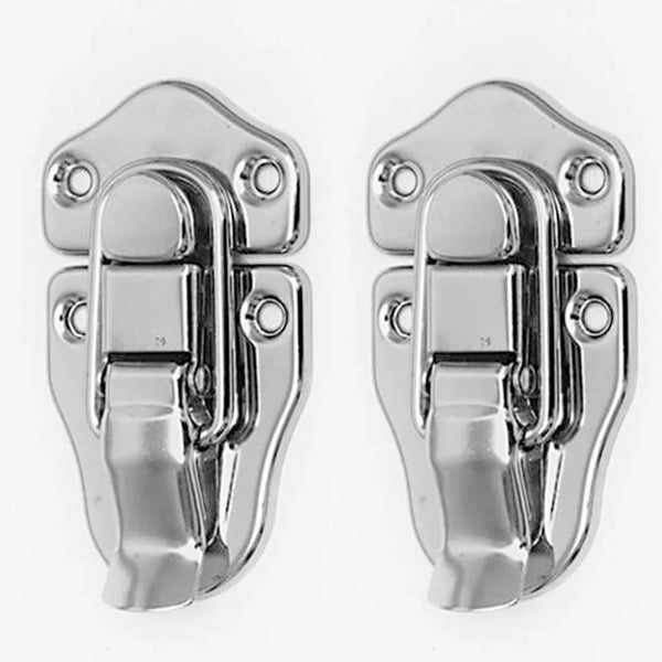 2 x Penn Elcom Large Catch Drawbolt Flight Case Latch Nickel