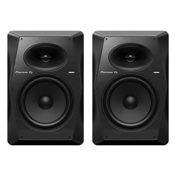 2 x Pioneer VM-80 8"Active Monitor Speakers Black - DY Pro Audio