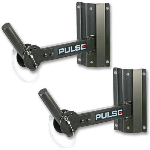 2 x Pulse 35mm Speaker Wall Bracket With Tilt & Turn 50KG - DY Pro Audio