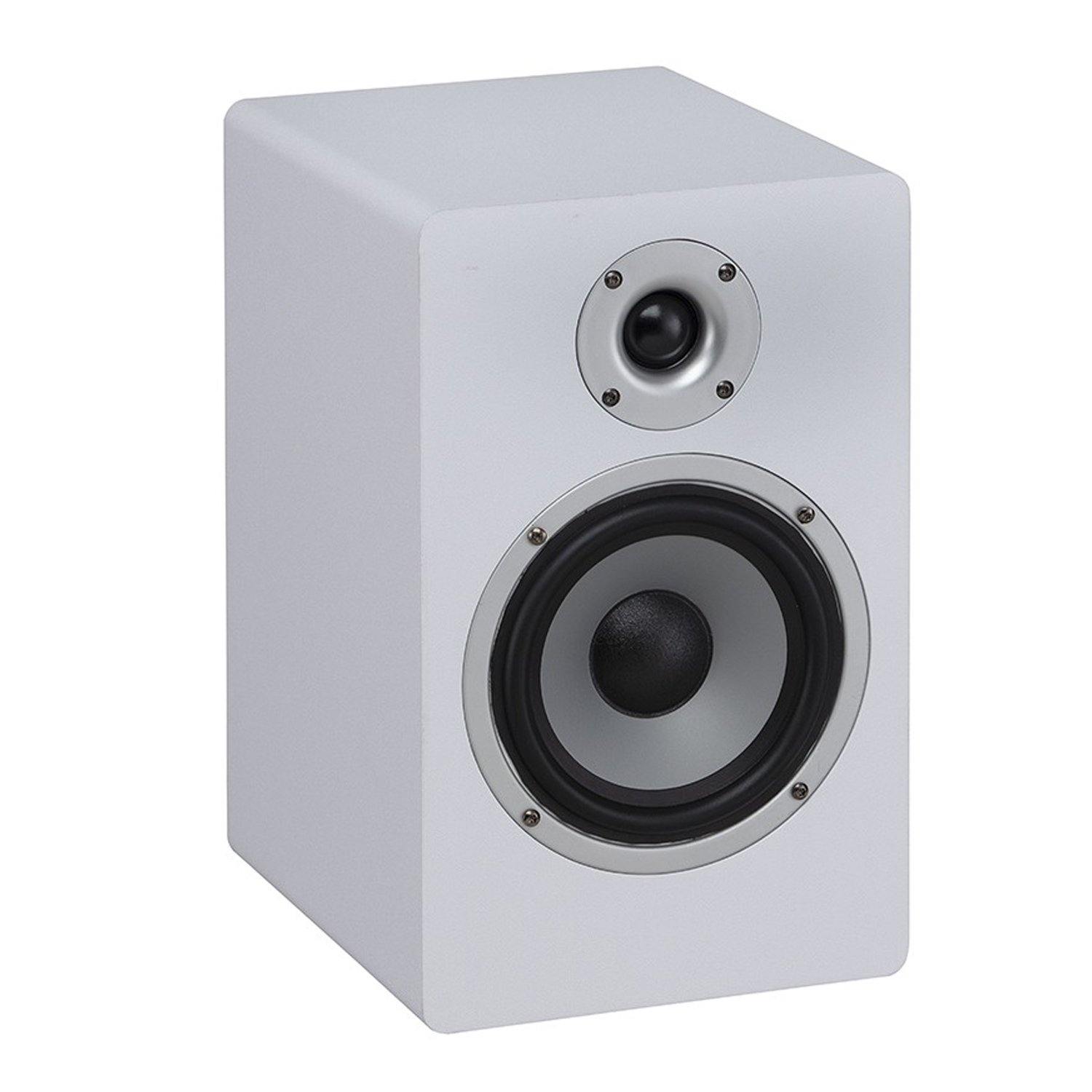 2 x Soundsation Clarirty A5 5.25" Studio Monitor White - DY Pro Audio