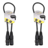 2 x StageCore 0.5M DMX Lead Cable