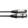 2 x Stagg SMC6 6m Microphone XLR Cable Black - DY Pro Audio
