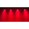 4 x ADJ Mega Hex LED Par Can with Carry Bag and DMX Cables