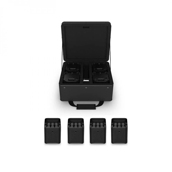 4 X Chauvet DJ Freedom Par H9 IP with Carry Bag