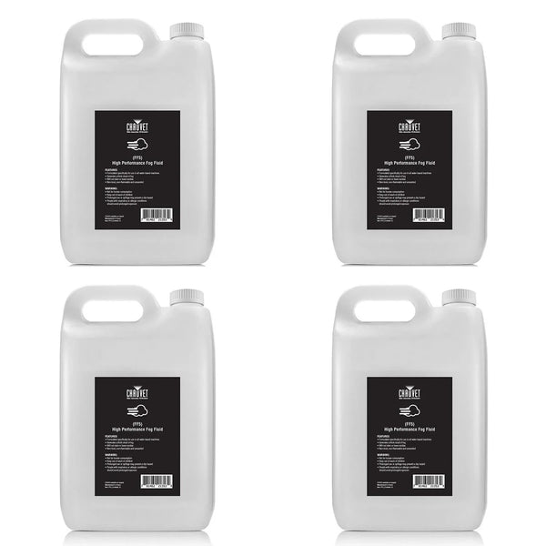 4 x Chauvet DJ High Performance Fog Fluid 5 Litres - DY Pro Audio