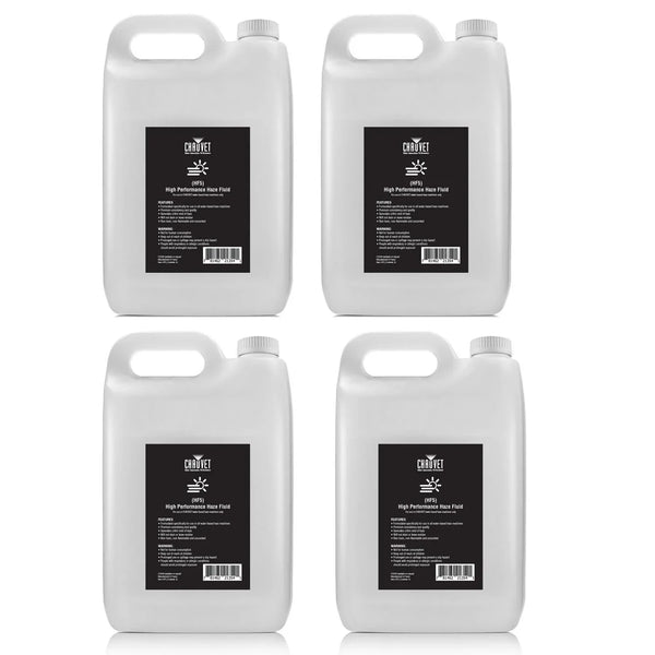 4 x Chauvet DJ High Performance Haze Fluid 5 Litres - DY Pro Audio