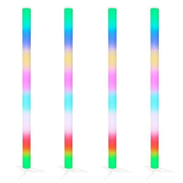 4 x Equinox Pulse Tube Lithium Colour Changing Tube
